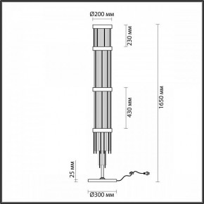 Торшер Odeon Light York 4788/12F в Новоуральске - novouralsk.mebel24.online | фото 3