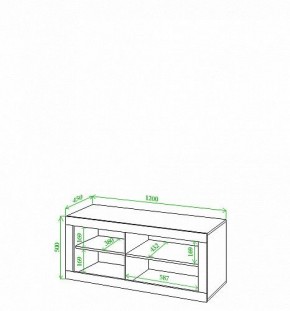 Тумба под ТВ Toivo Кон120 в Новоуральске - novouralsk.mebel24.online | фото 2