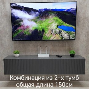 Тумба подвесная под ТВ LINES MTV1-MA 750 Темно-серый (Графит-M 10.1.25) в Новоуральске - novouralsk.mebel24.online | фото 10