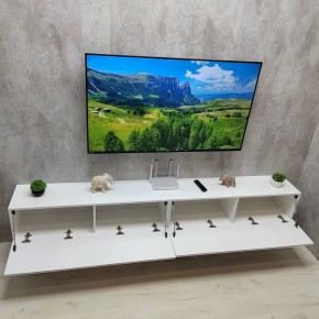 Тумба подвесная под ТВ LINES MTV4-MA 1150 Белый матовый (Белый-M 10.1.2) в Новоуральске - novouralsk.mebel24.online | фото 11