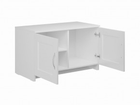 Тумба СИРИУС двухдверная низкая, цвет белый в Новоуральске - novouralsk.mebel24.online | фото 2