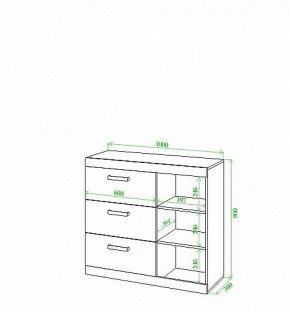 Тумба Toivo Км101 в Новоуральске - novouralsk.mebel24.online | фото 2